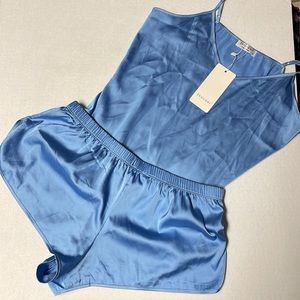 NWT Ekouaer Satin Set
